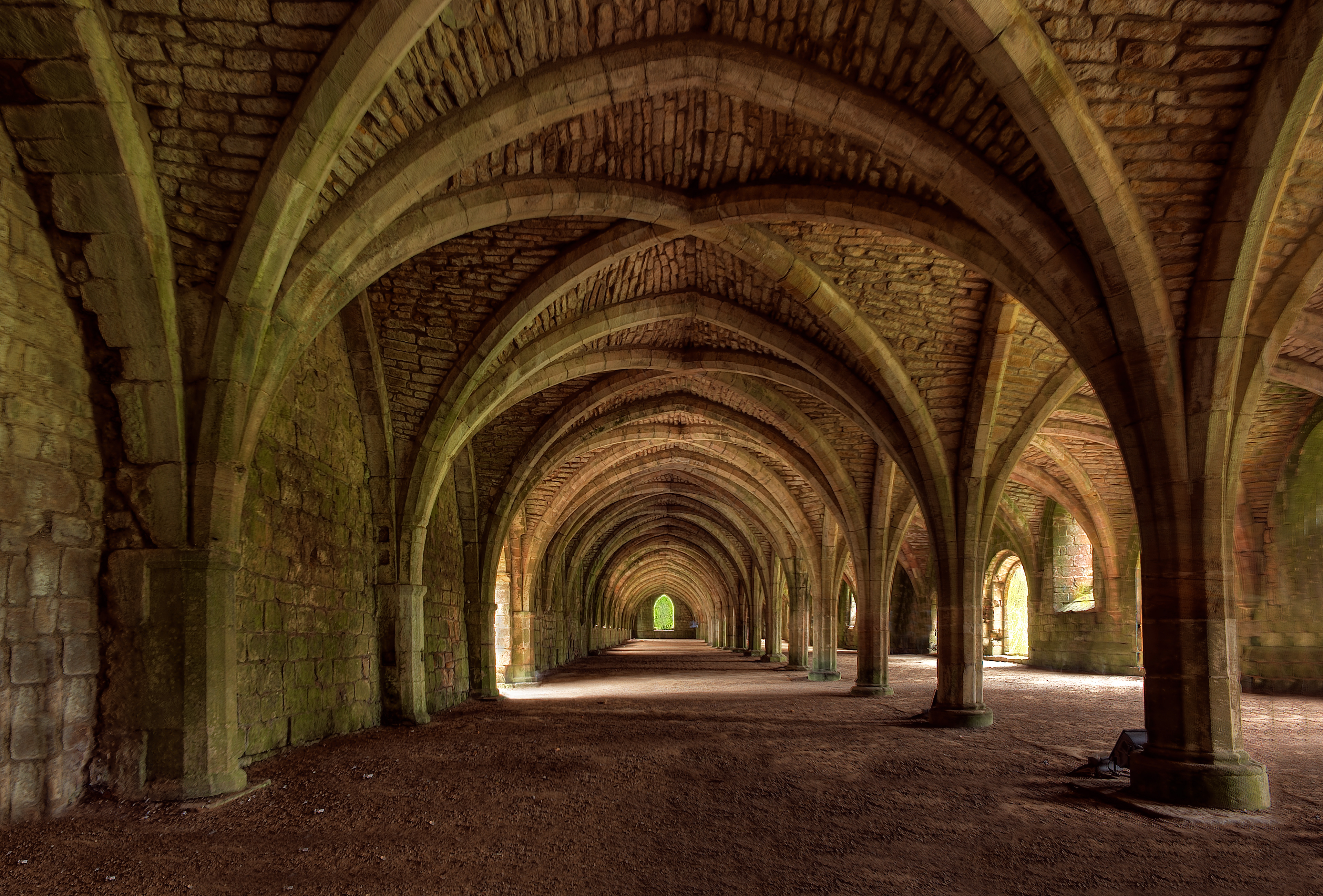 The Cellarium - Fountains Abbey 1132