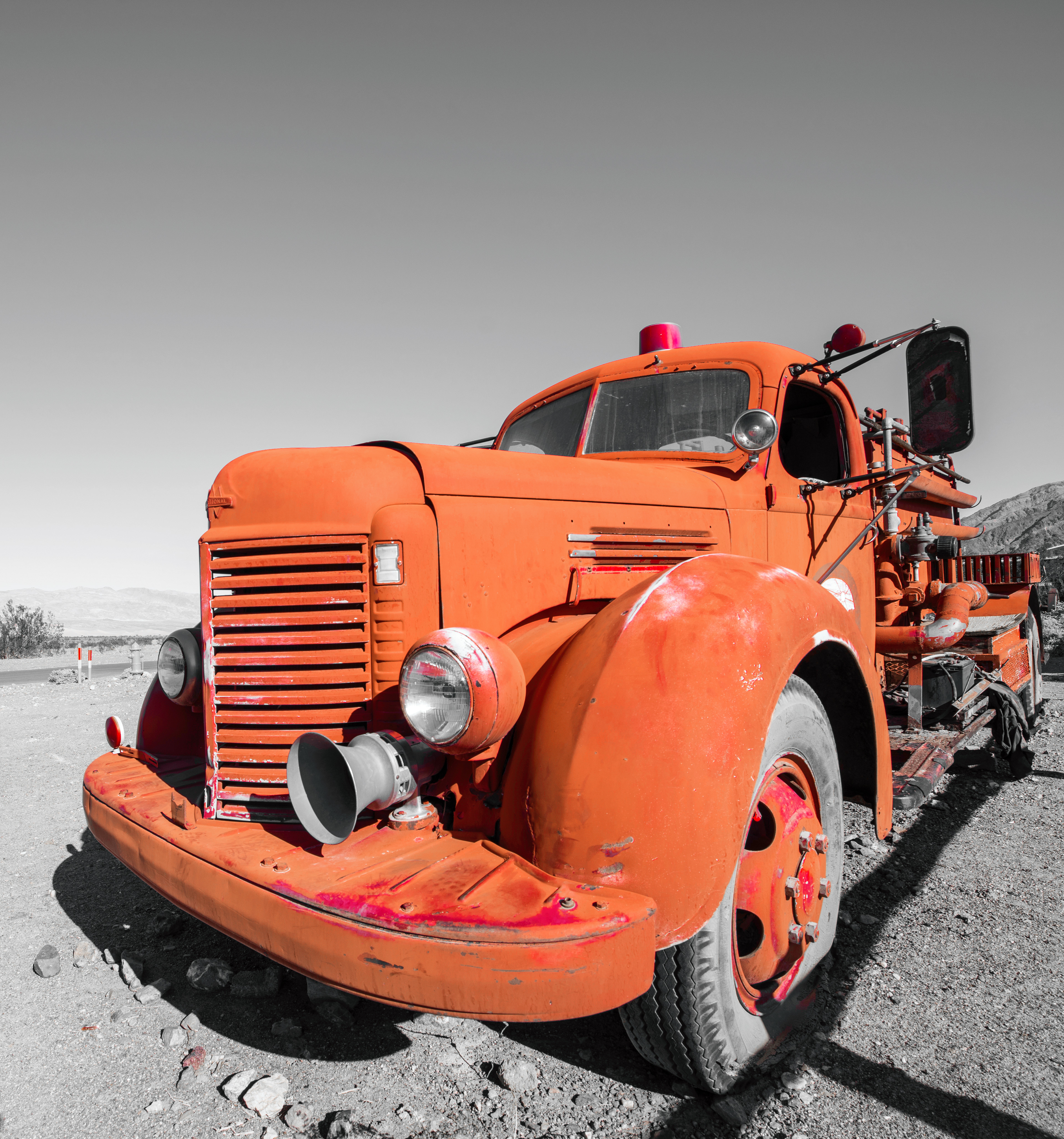 Death Valley Fire Engine