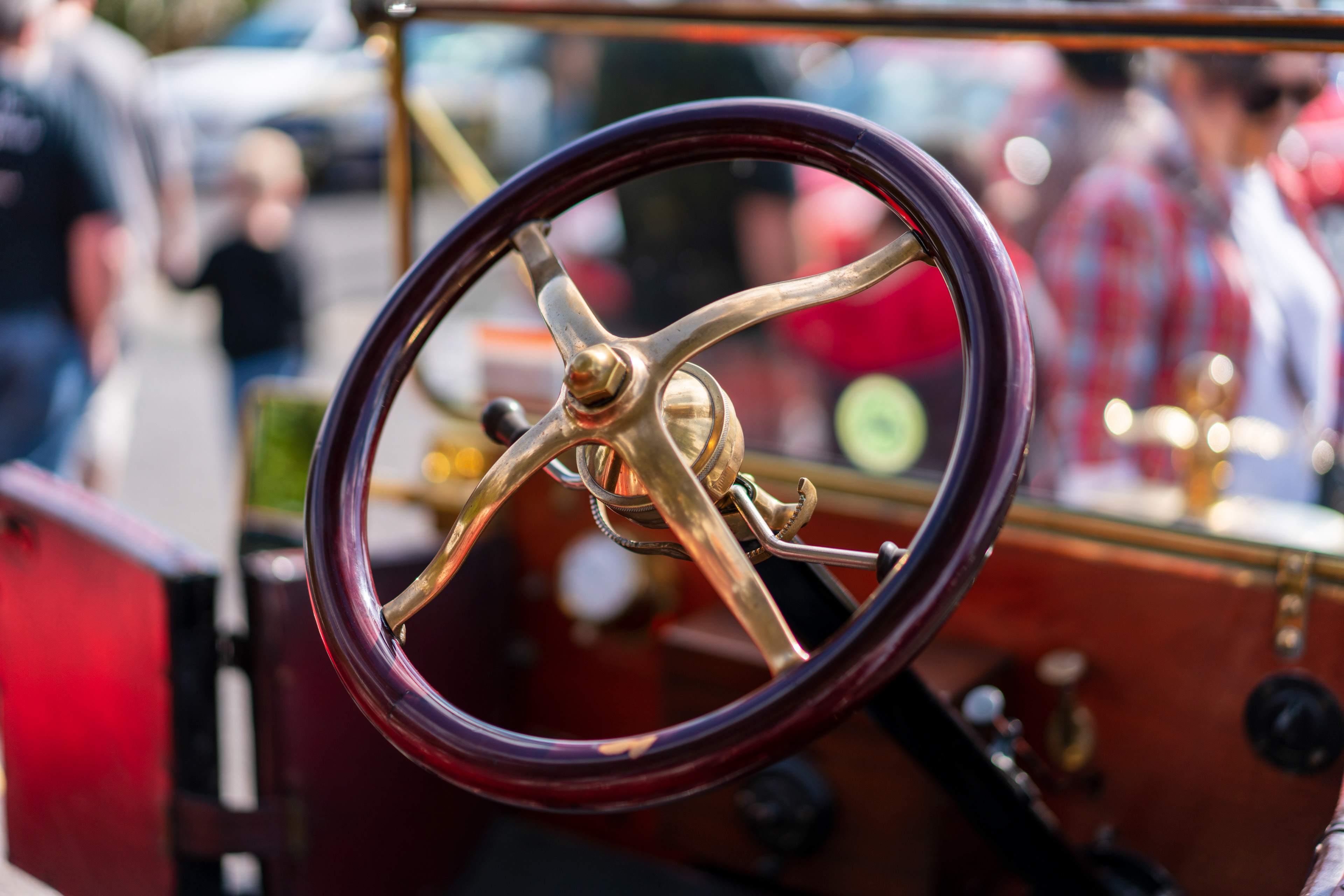 Model T steering wheel