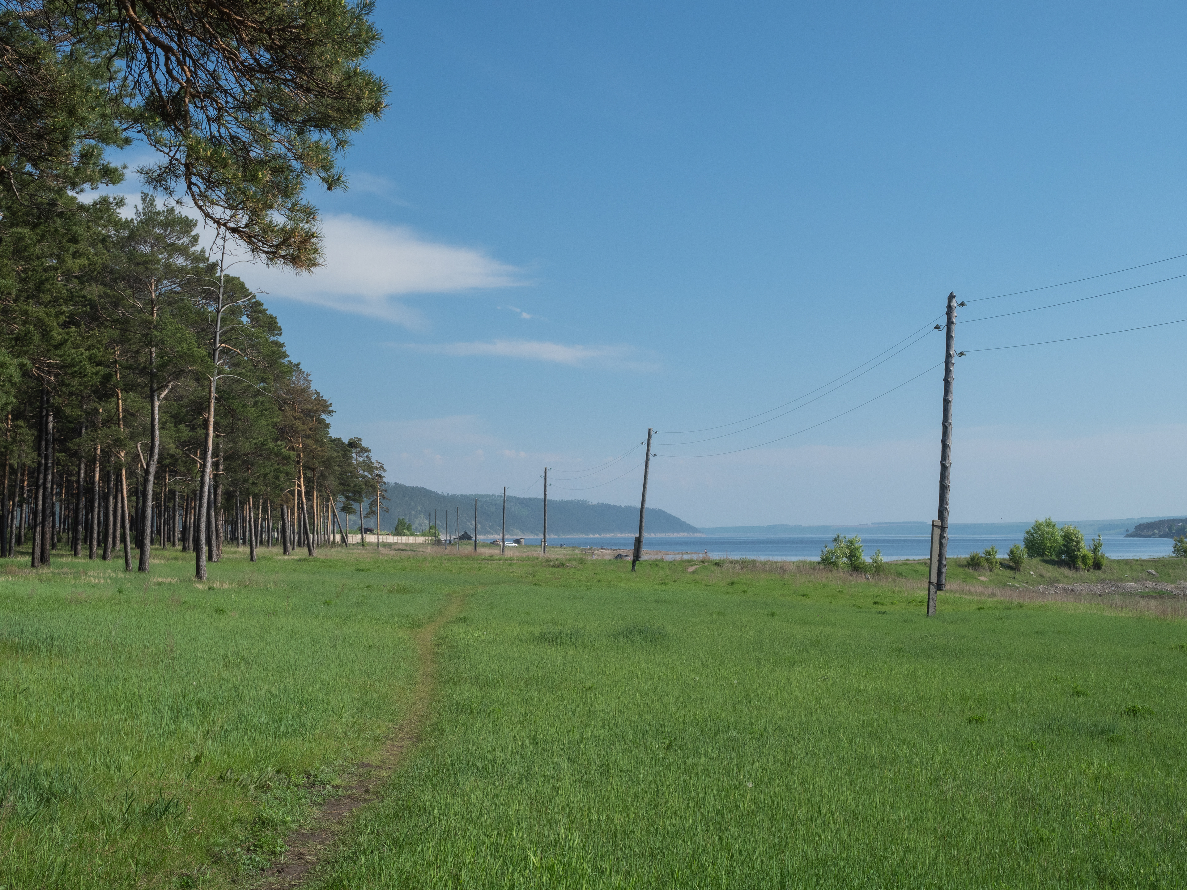 Angara River in Svirsk June 2022