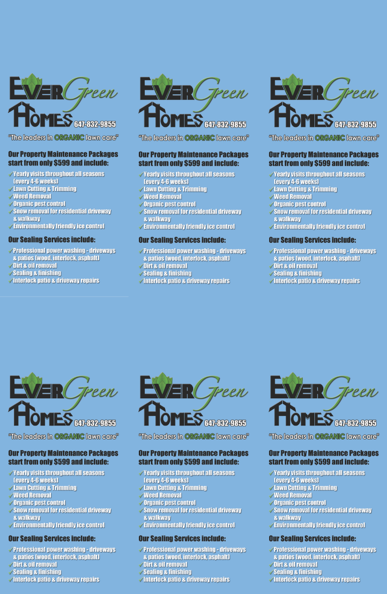 DOOR HANGER PRINTING SHEET LAYOUT