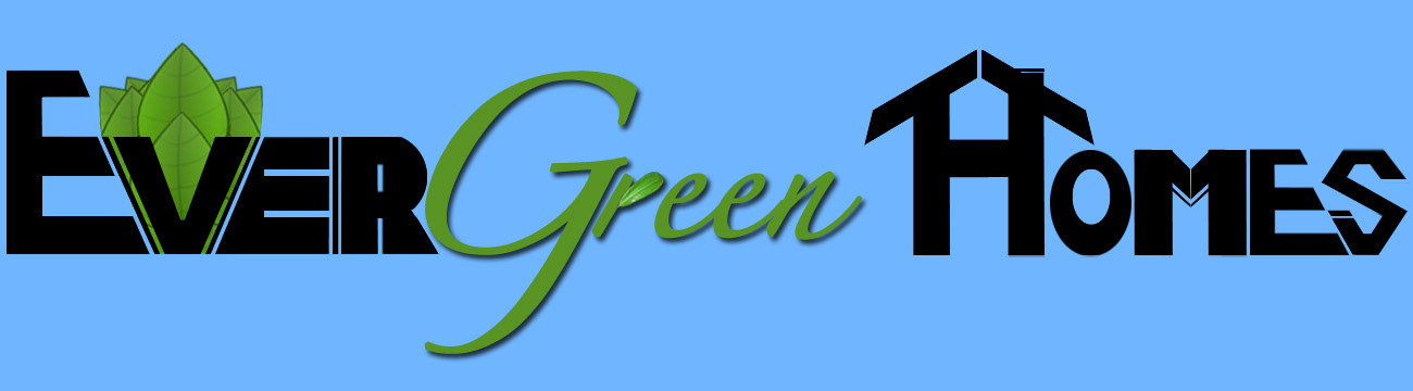 EVERGREEN HOMES LOGO (BLACK TEXT + BLUE BACKGROUND)
