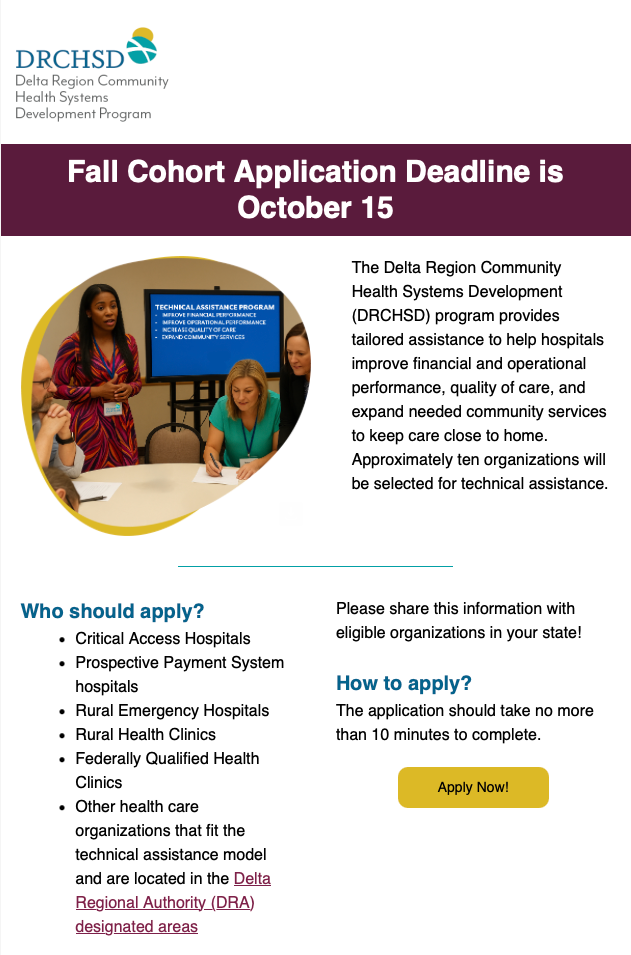 Screenshot of a campaign email with copy and graphics.