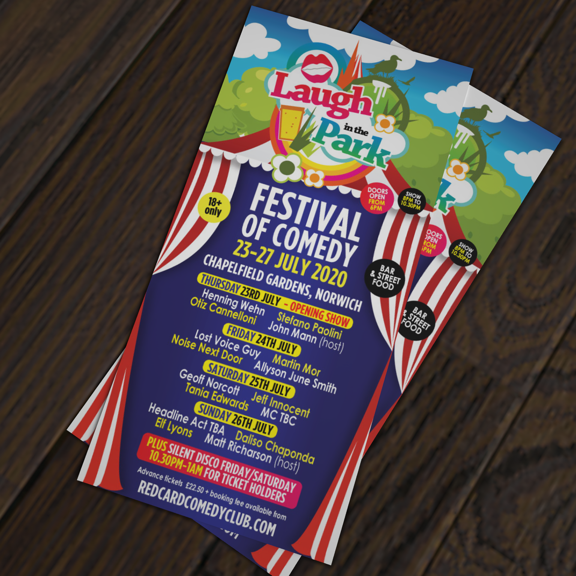 Laugh in the Park Preflyer DL (2020)