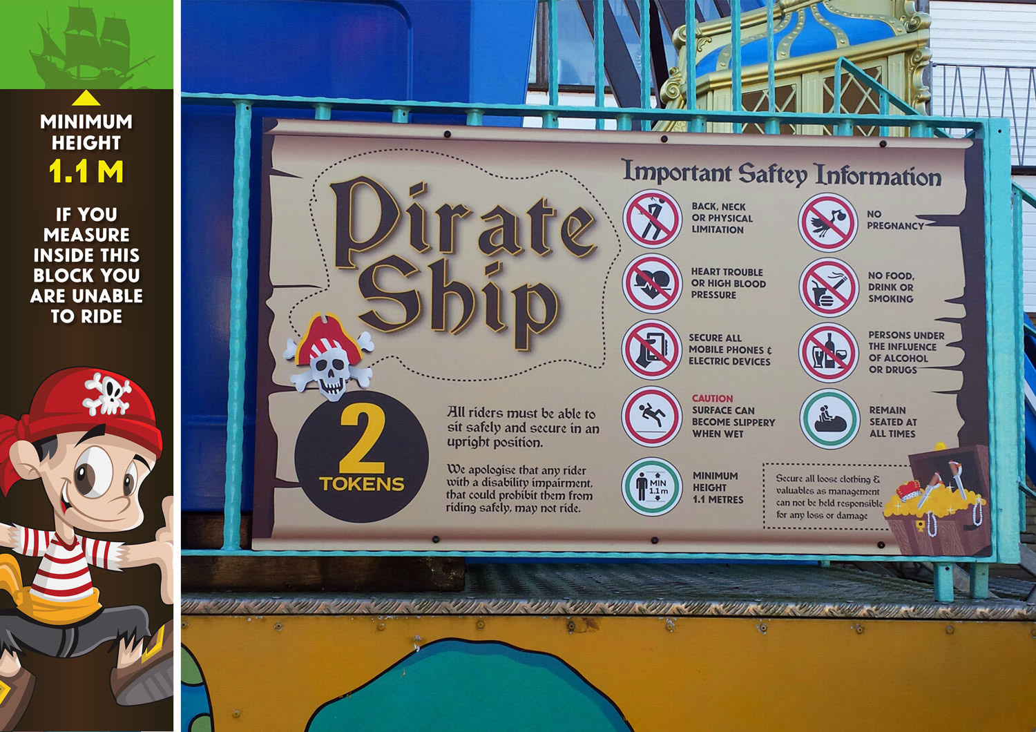 Signage for Pleasure Beach, Great Yarmouth 2017