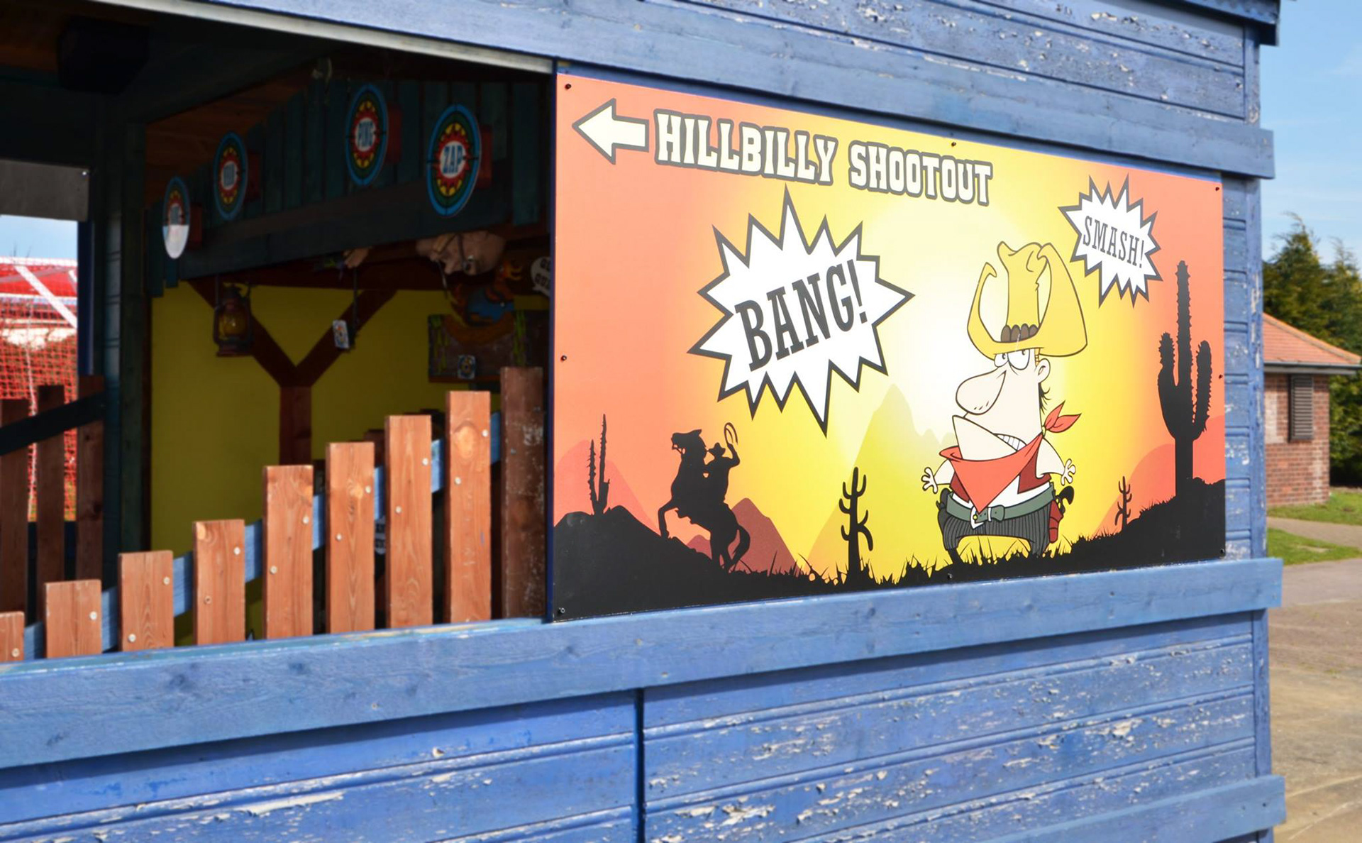 Signage for Pleasure Beach, Great Yarmouth 2017