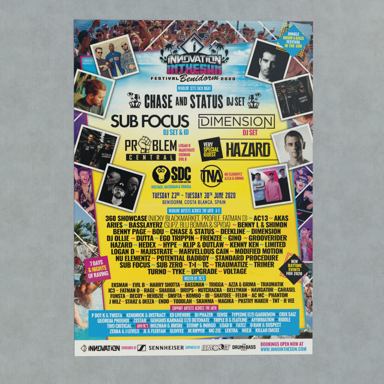 Innovation in the Sun Lineup Poster (2020)