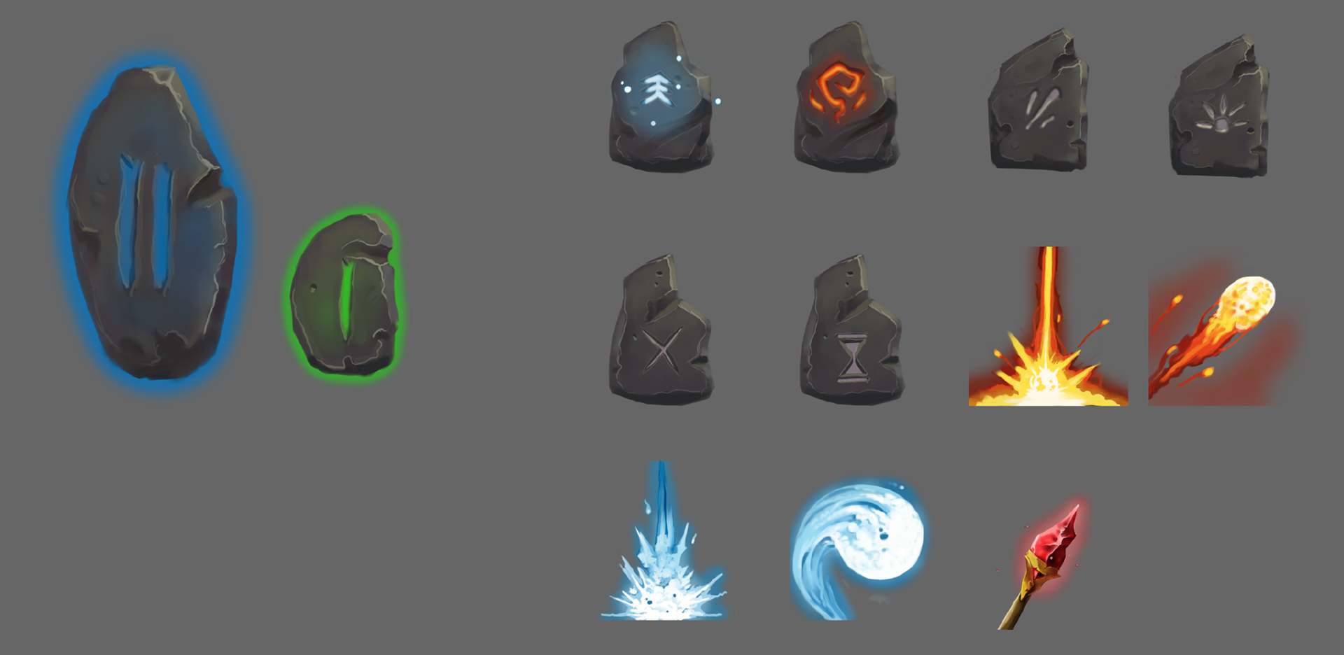 Icons that I made for Frostfang