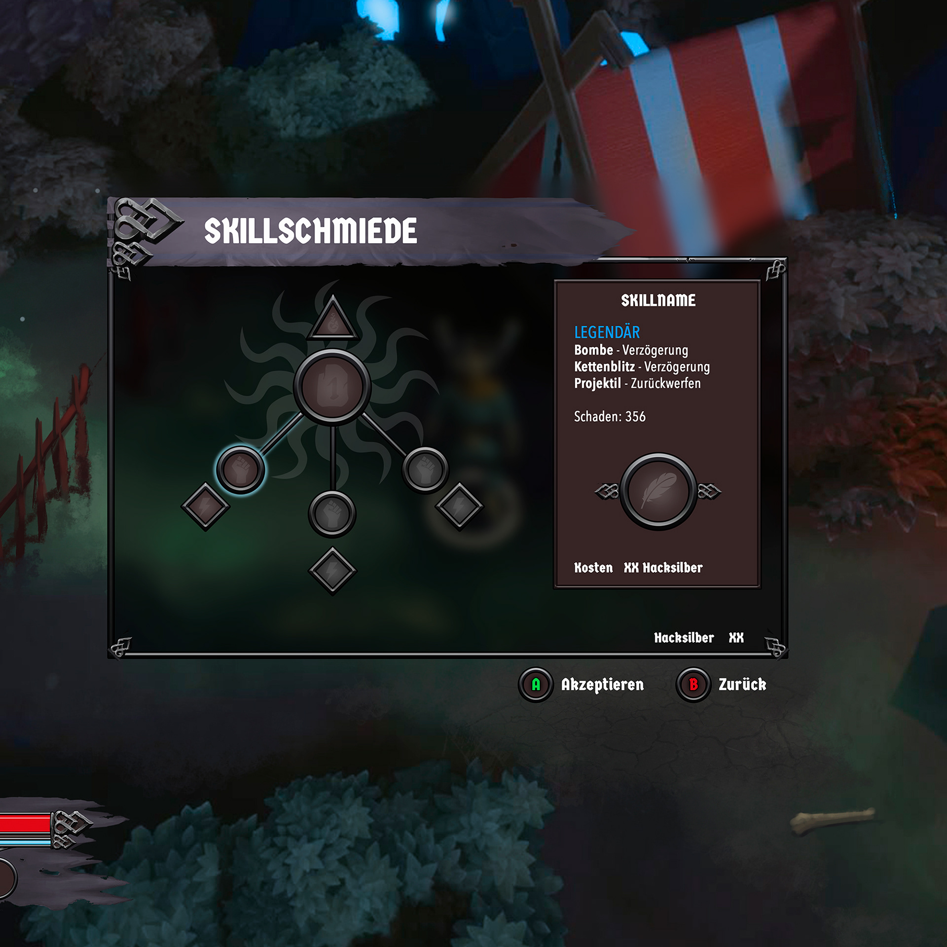 Make your own skill screen