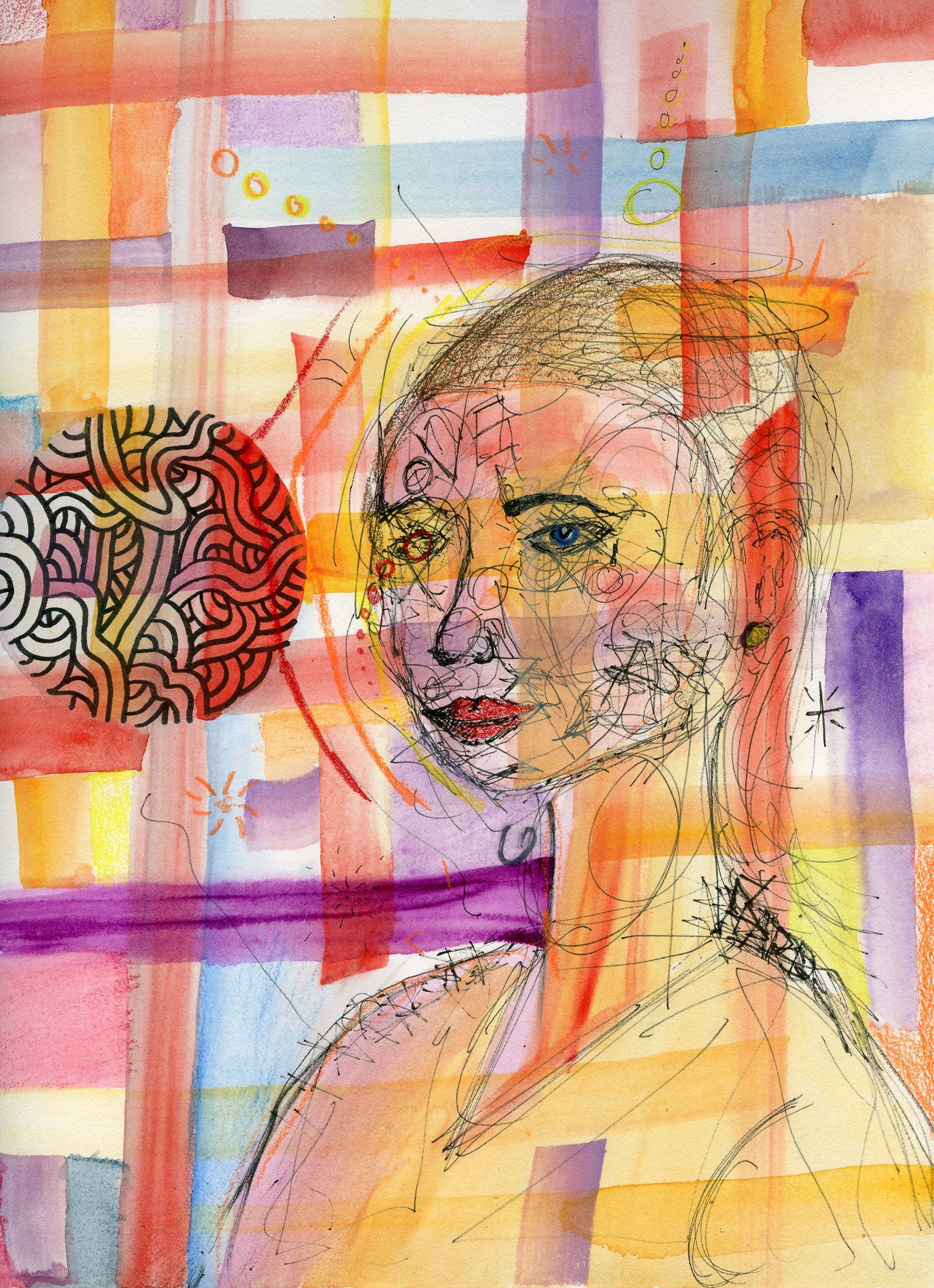 Love is hard, 9"x12"
