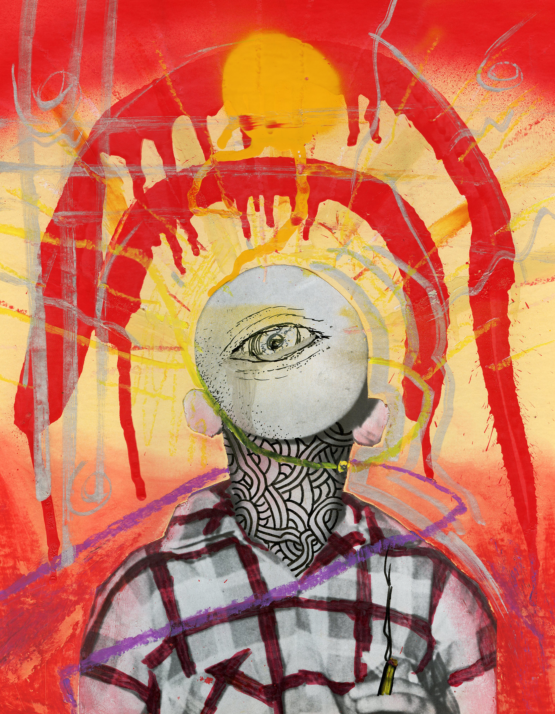 Broken yolk of the sun