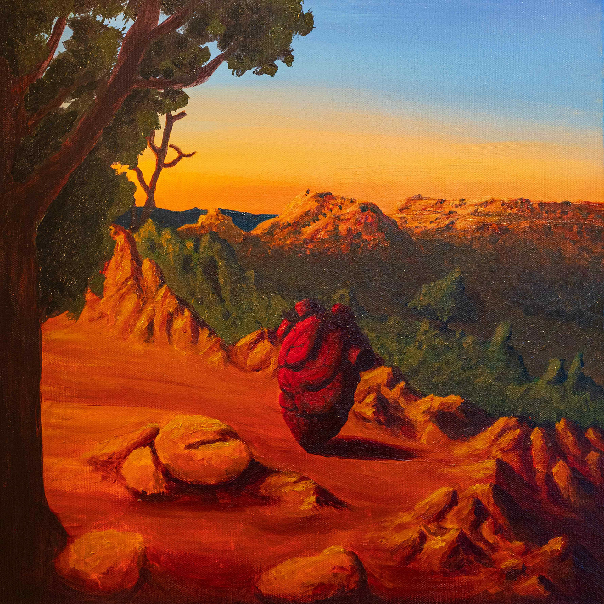The love I lost, 16"x16", 2022