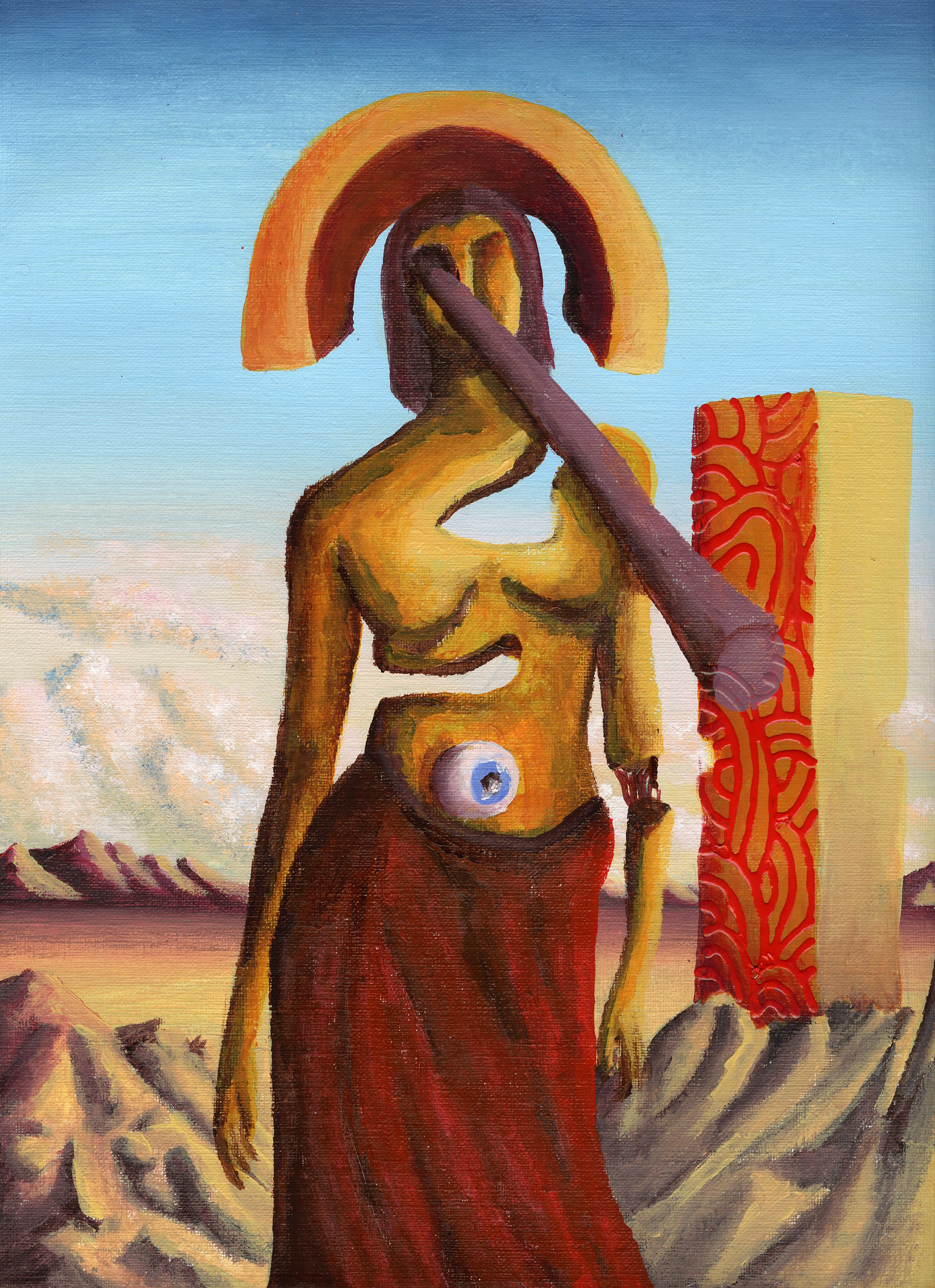 eye of the Devine feminine , 9"x12"