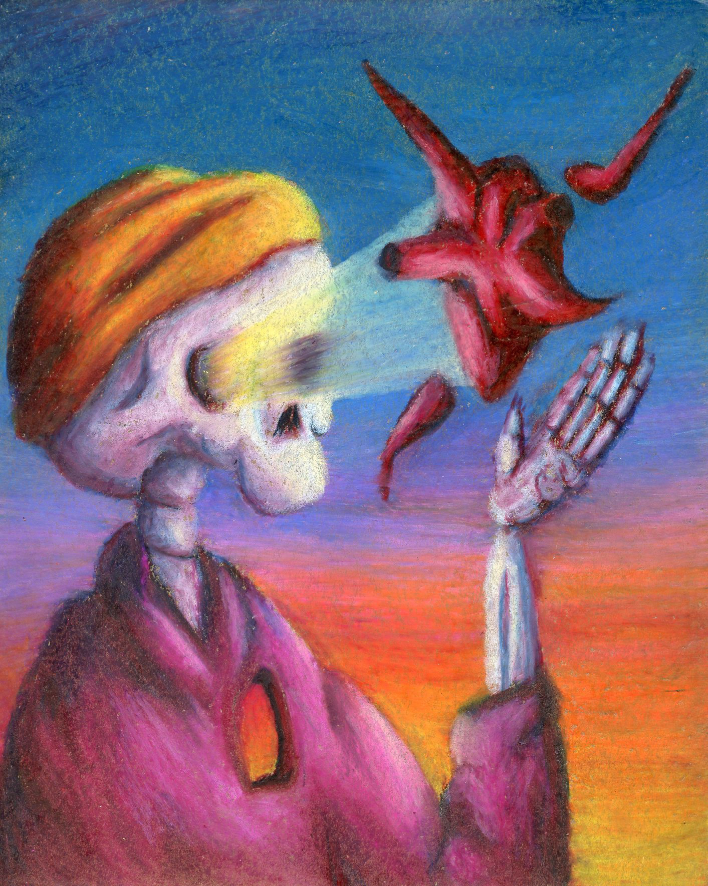 It just takes time to heal, Color Pencil, 2021