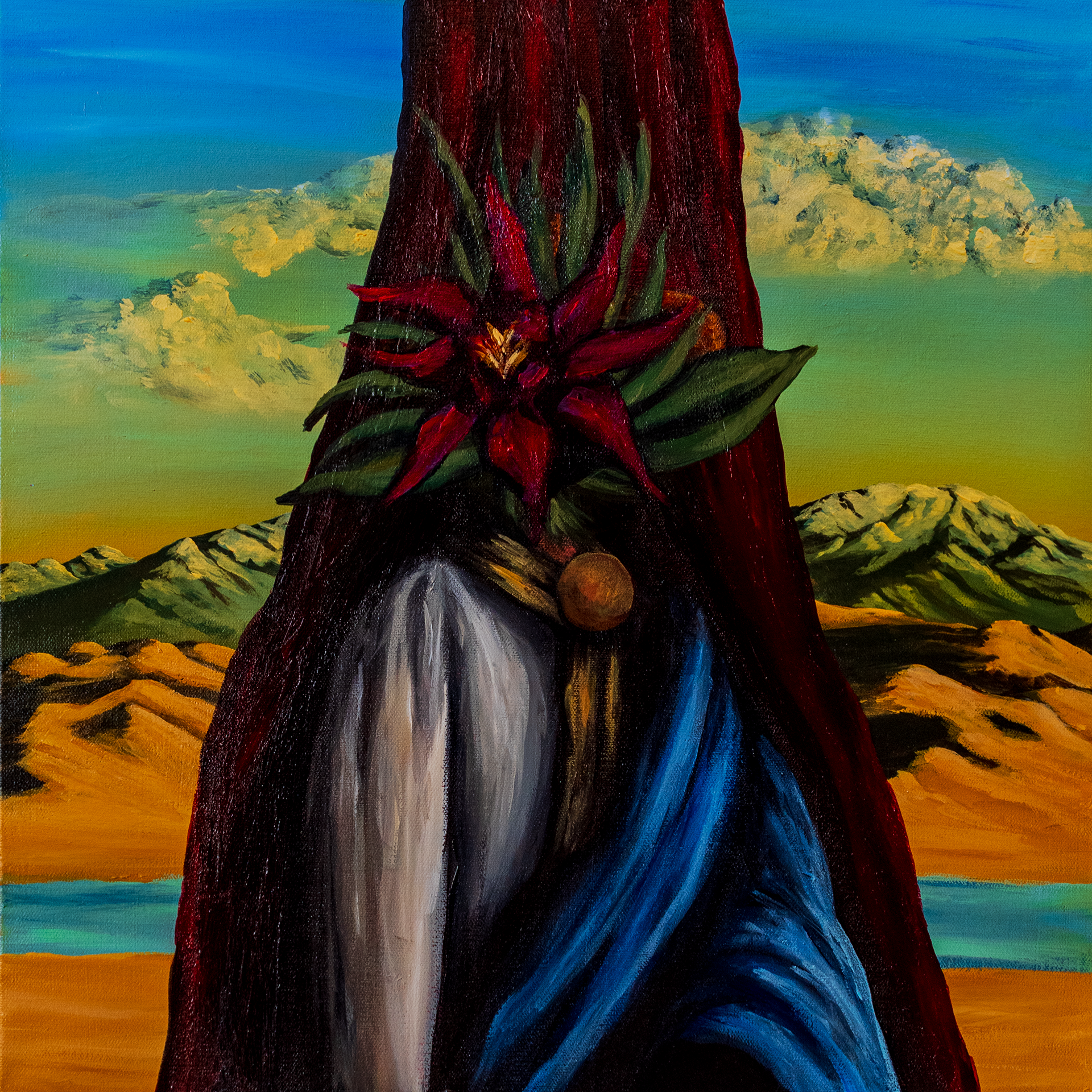 The Flower I bloomed into, 20"x20", 2022