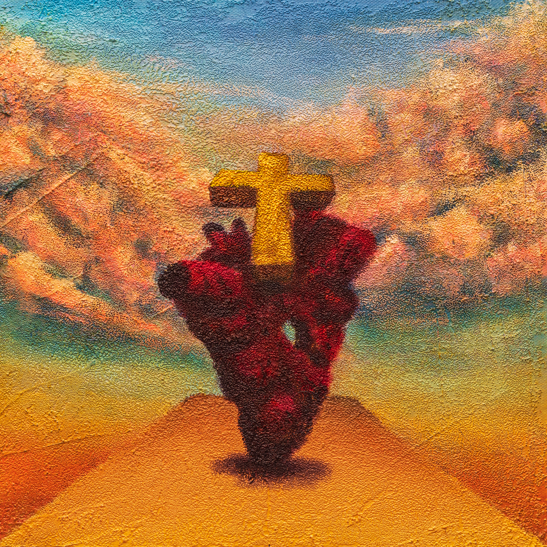10 Hail Marys, 12"x12"