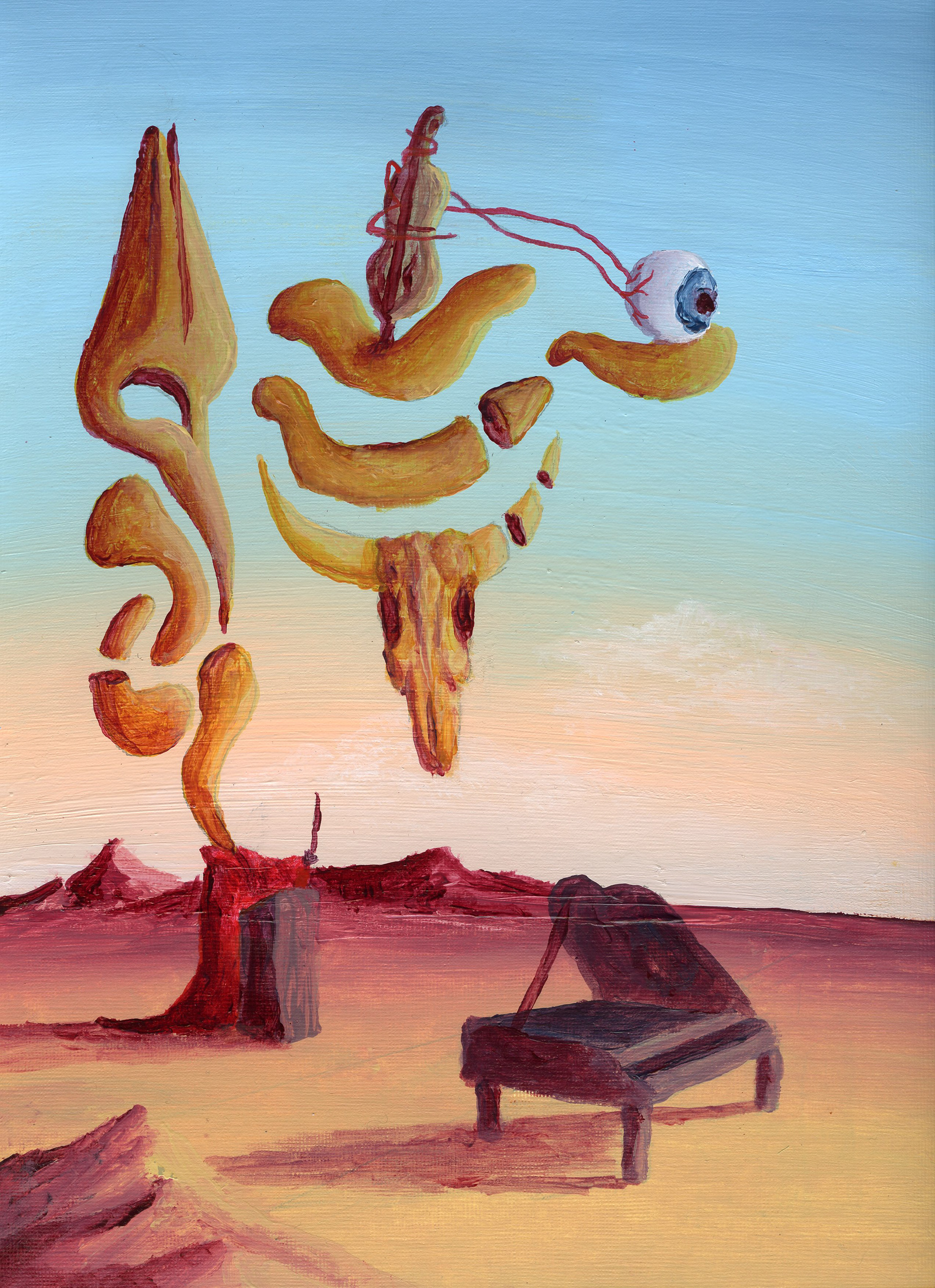 Cello Sonata, 9"x12"