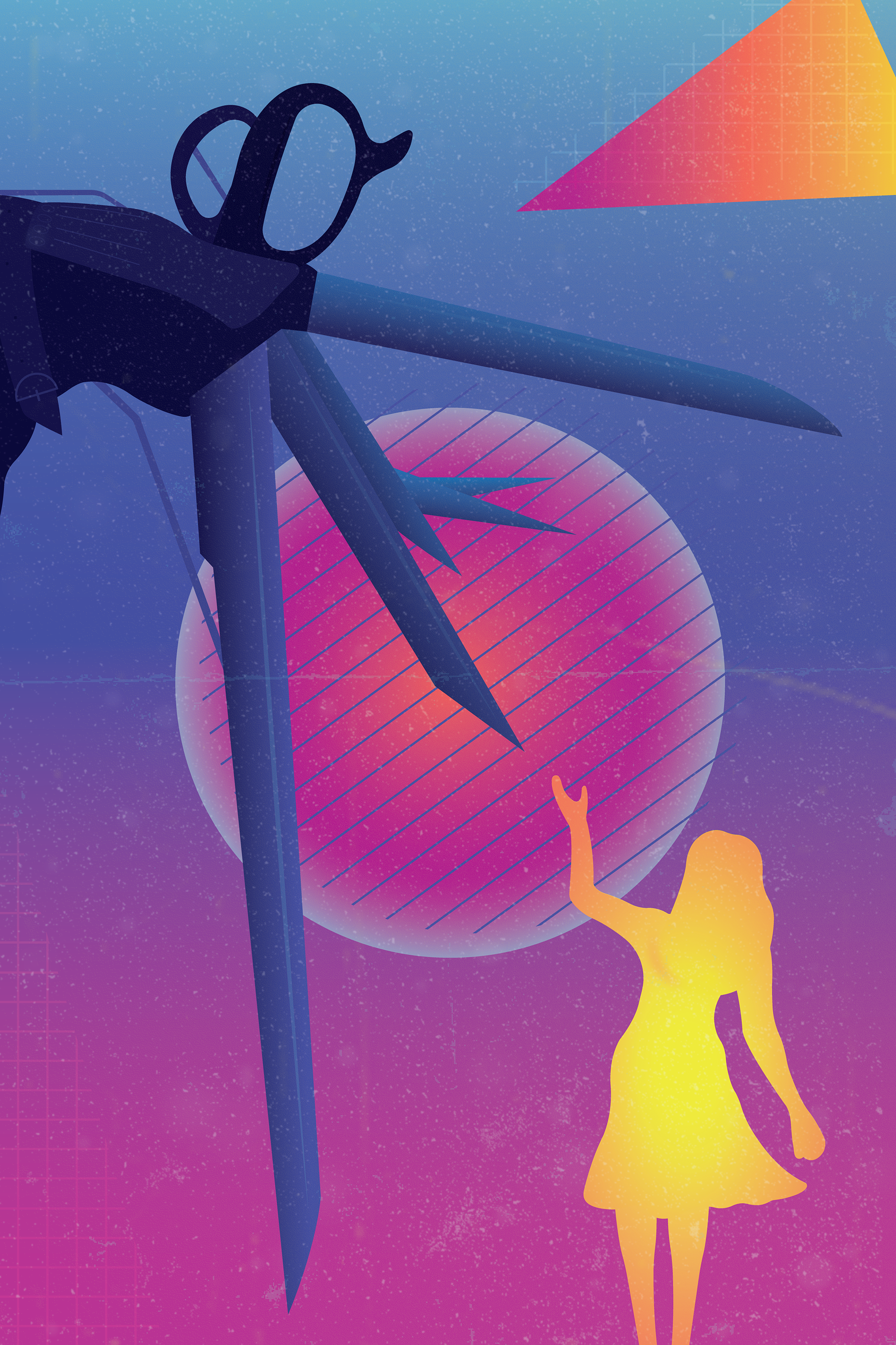 Ice Dance | Retro 80s Poster