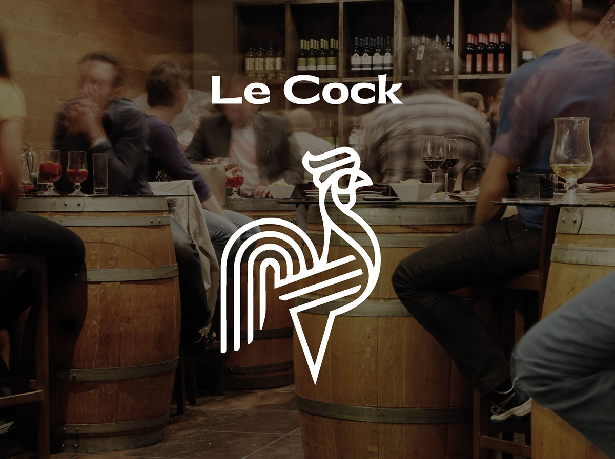 Branding Design for Le Cock Wine