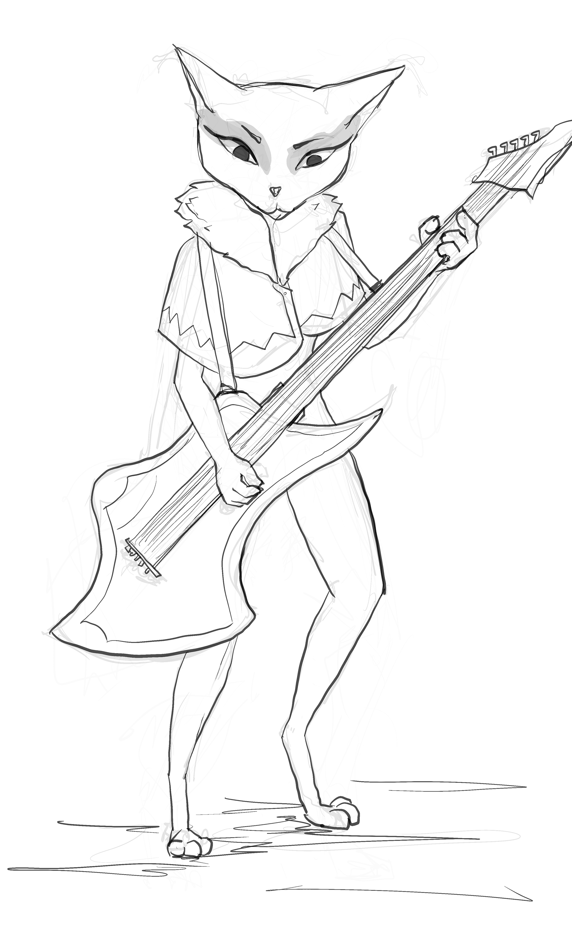 Another Pose Sketch