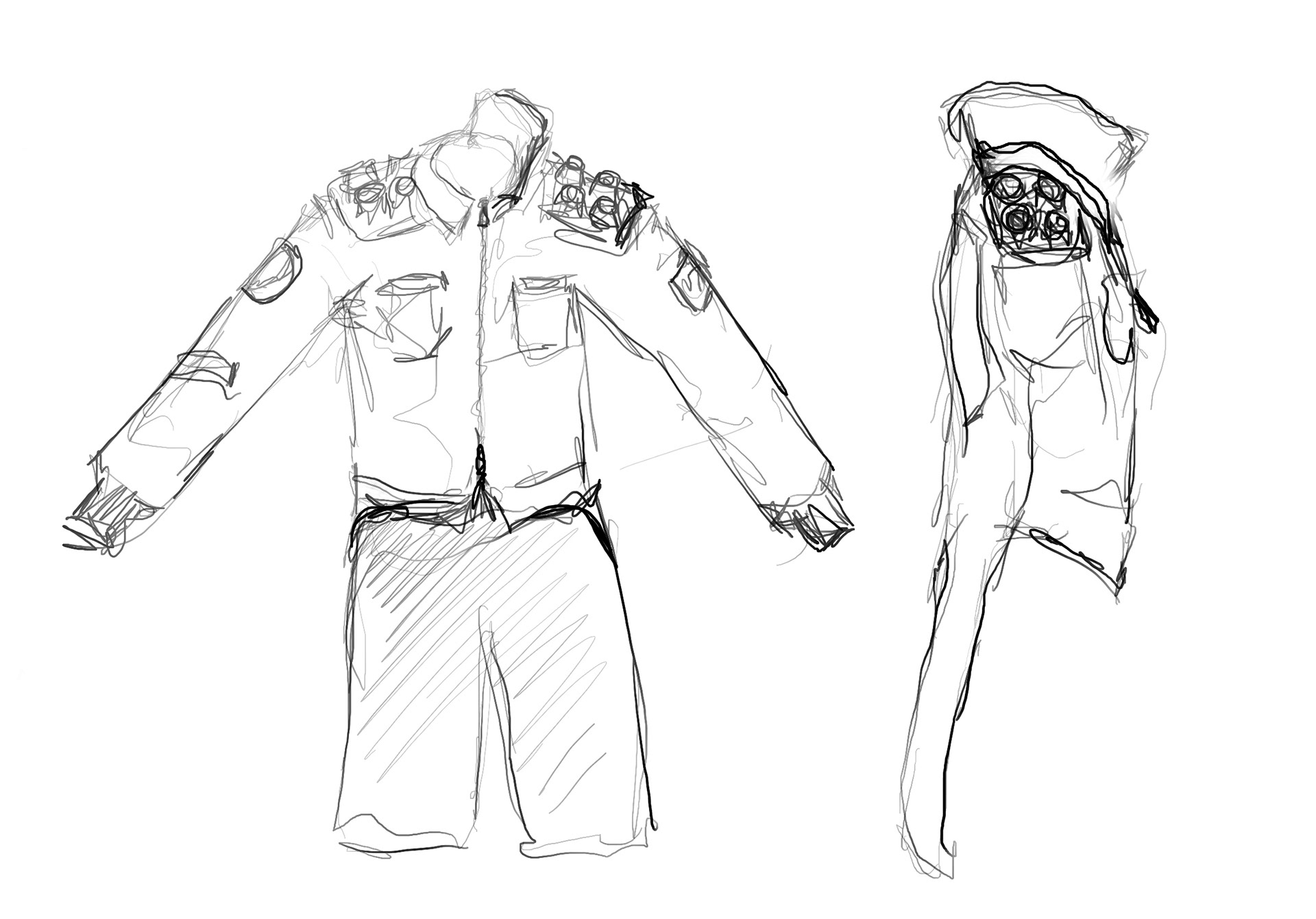 Character Clothing Sketch