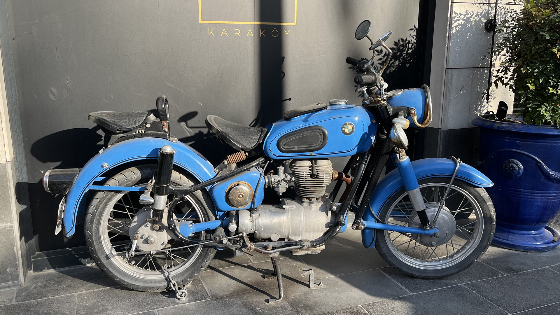 Real life reference of the motorcycle