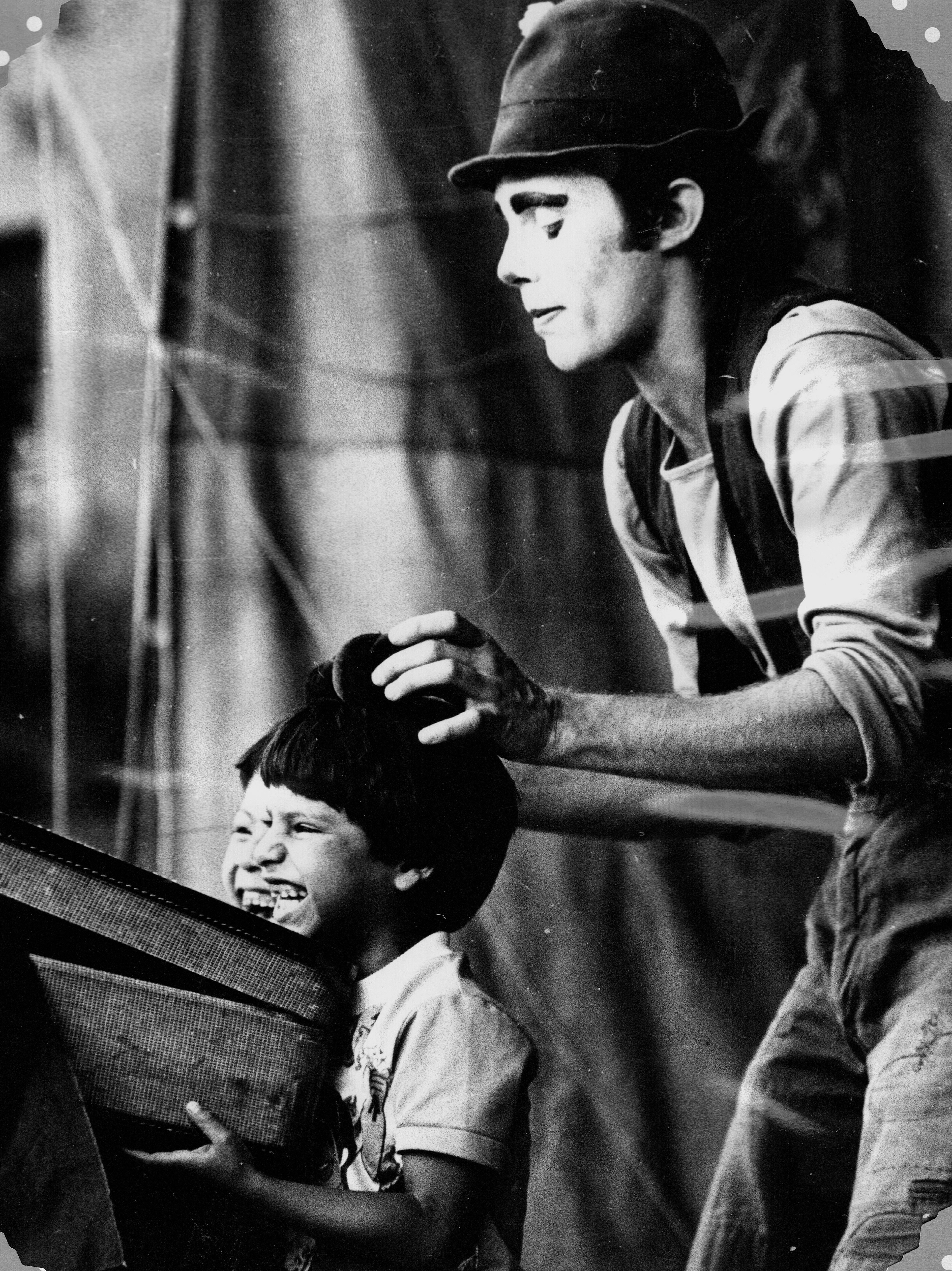 Mime-Clown Performance, Guanajuato, 1979