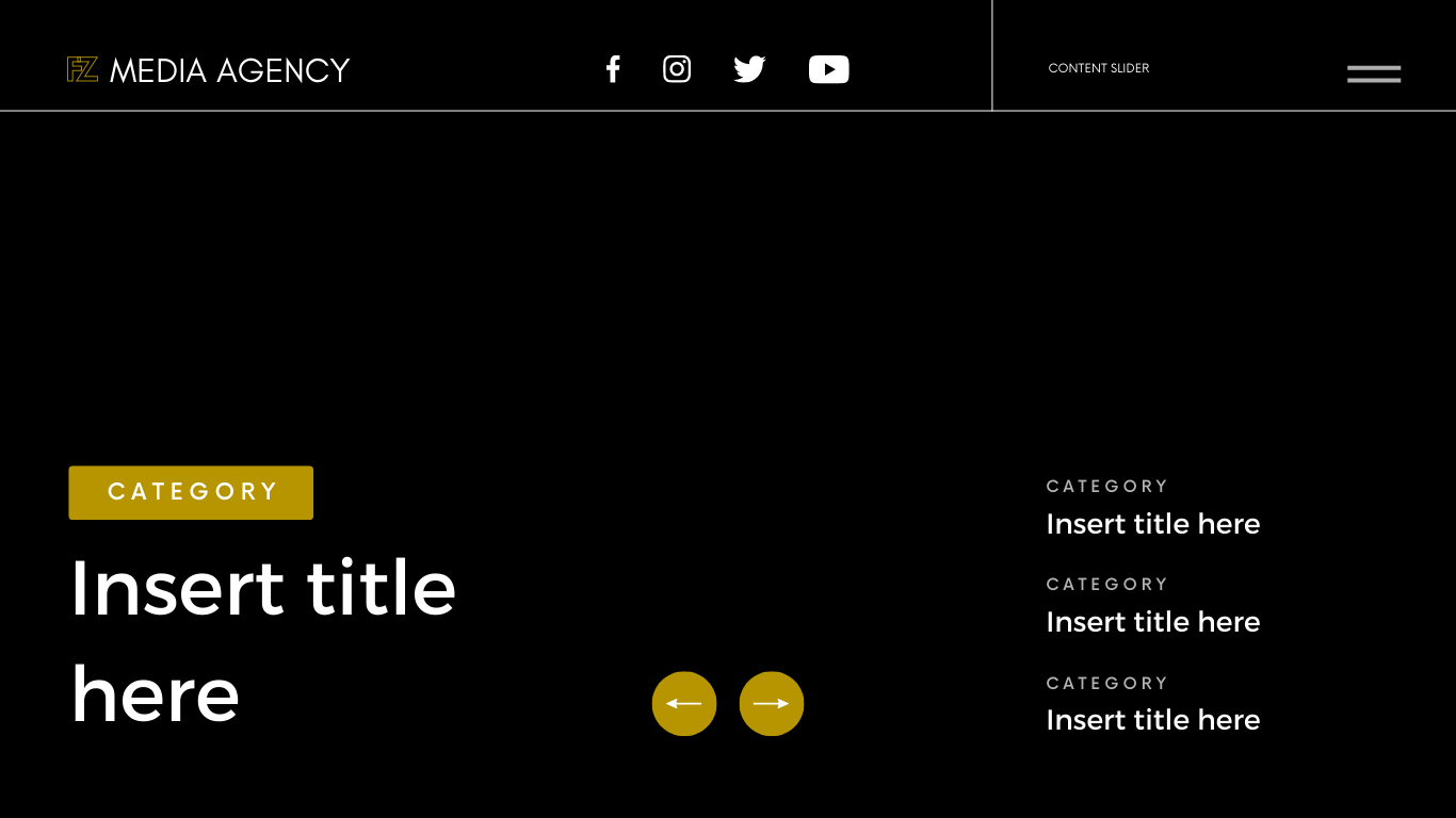 Main Web Page Template | m53studio
