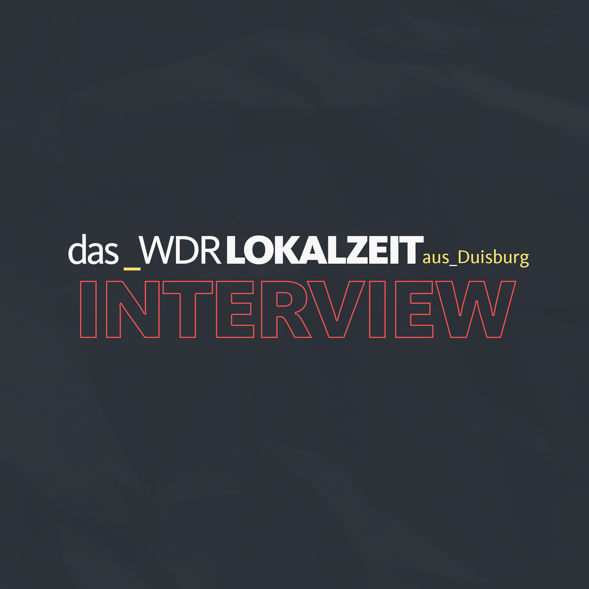 Logo "das WDR-Lokalzeit aus Duisburg Interview"