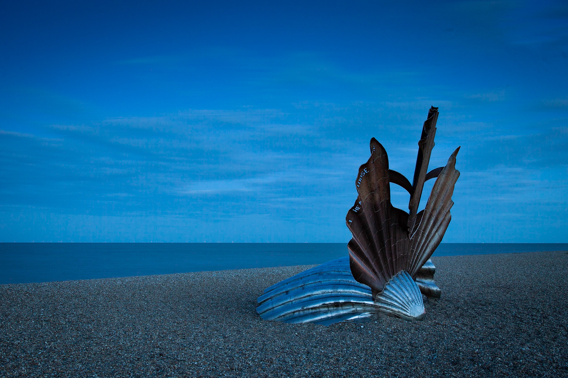 Blue hour Aldeburgh