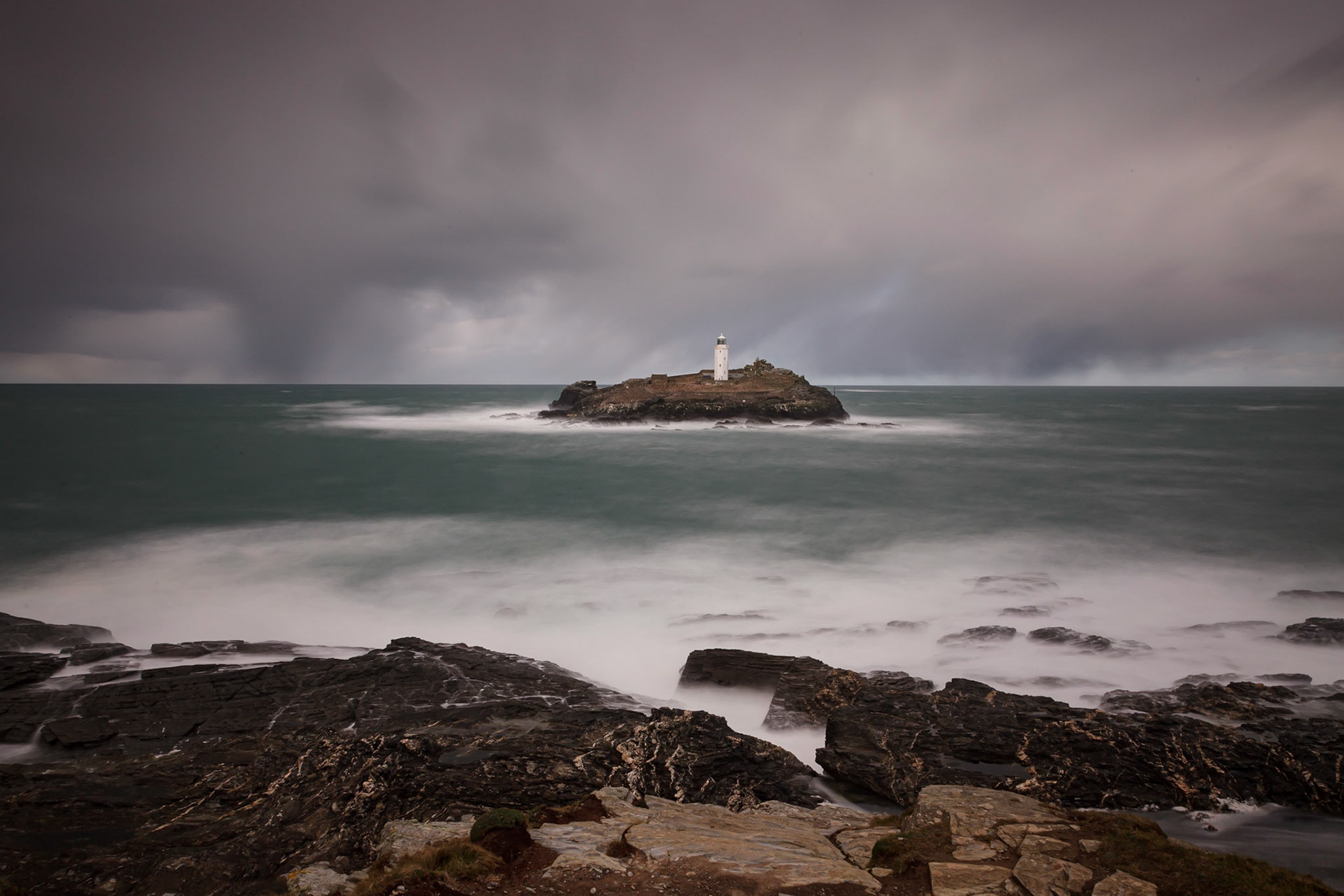 Godrevey Lighthouse, Cornwall