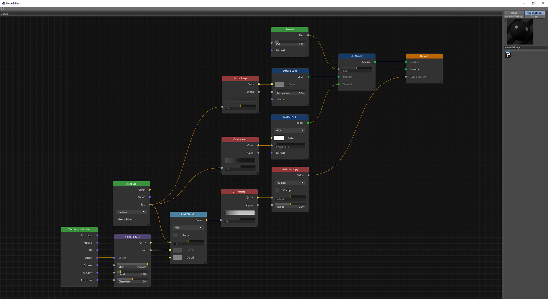 Node editor