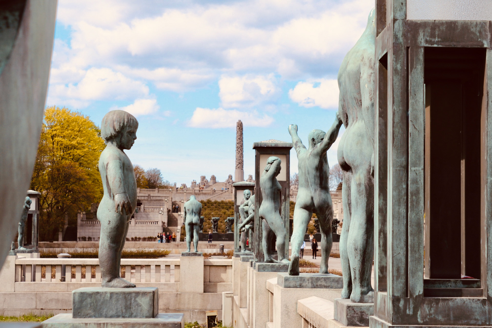 Naked statues