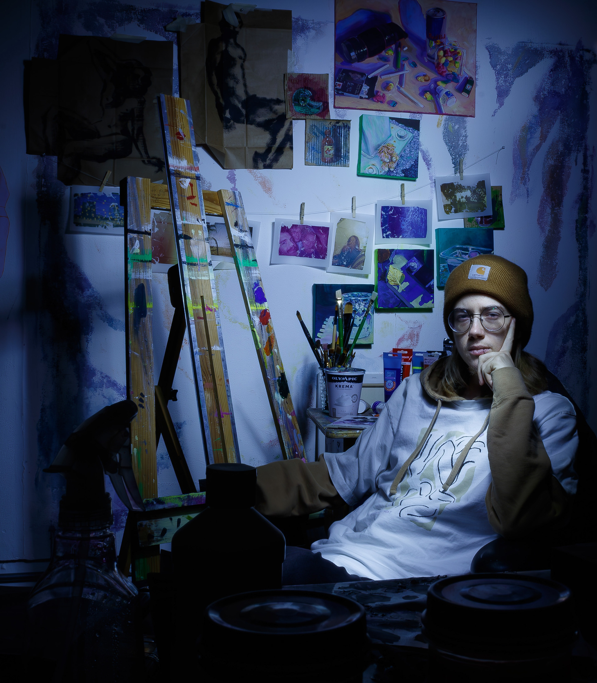 Sage Desroches, artist, Calgary, Canada, Dec. 7, 2023