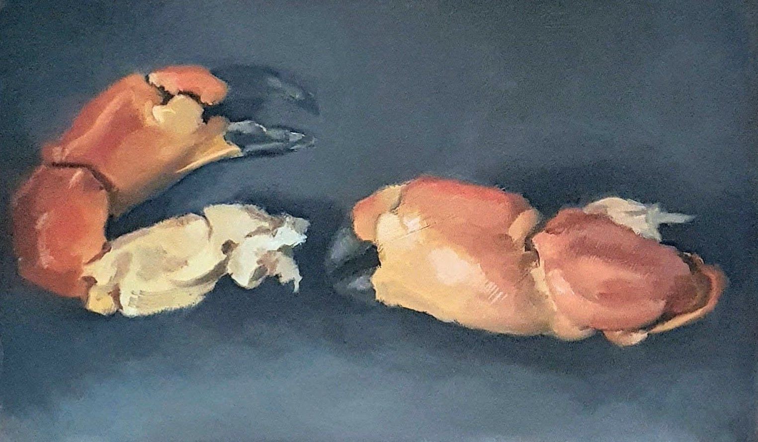 Hastings Crab - oil on paper - SOLD