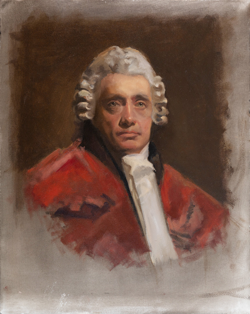 Master Study London - oil on board - 51cm x 41cm