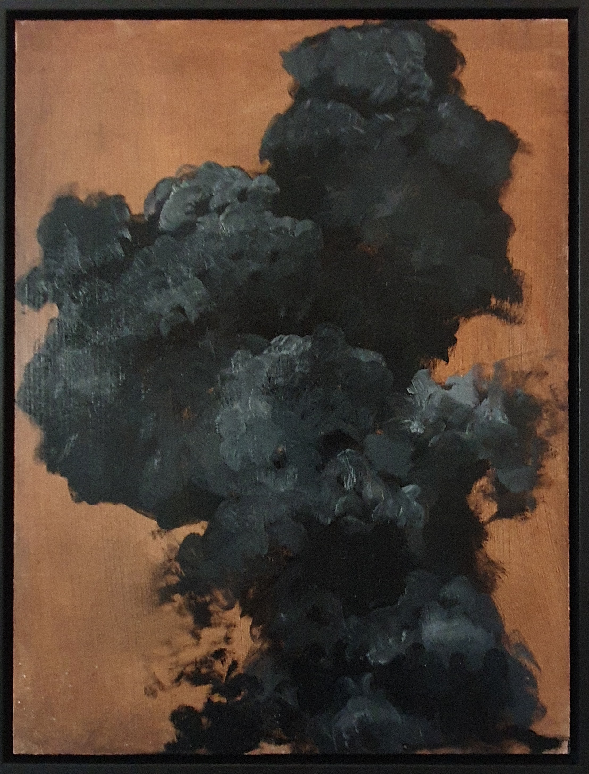 Smoke 4 - oil on board - 43cm x 33cm