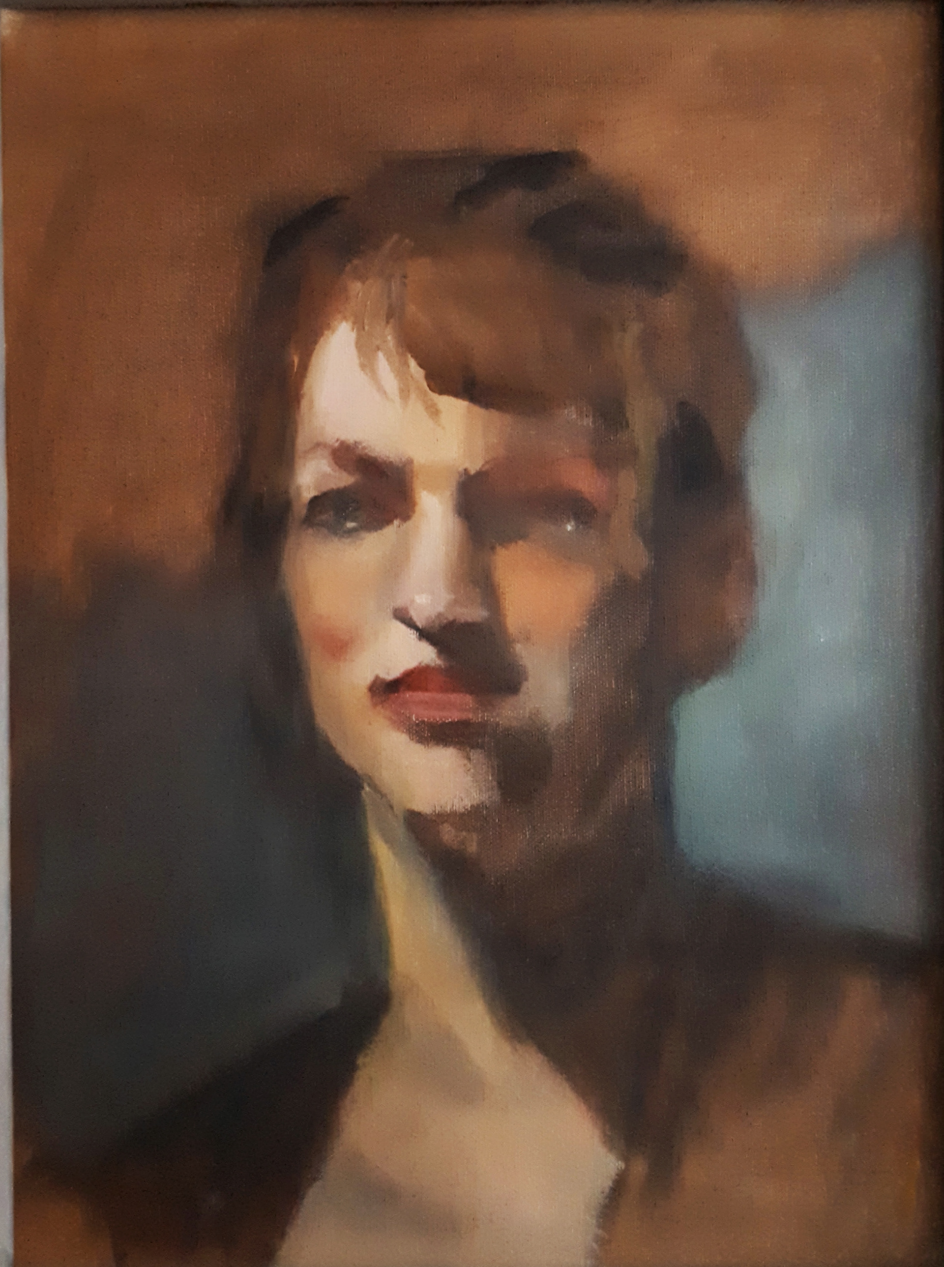 Life study London - oil on canvas - 39cm x 29cm