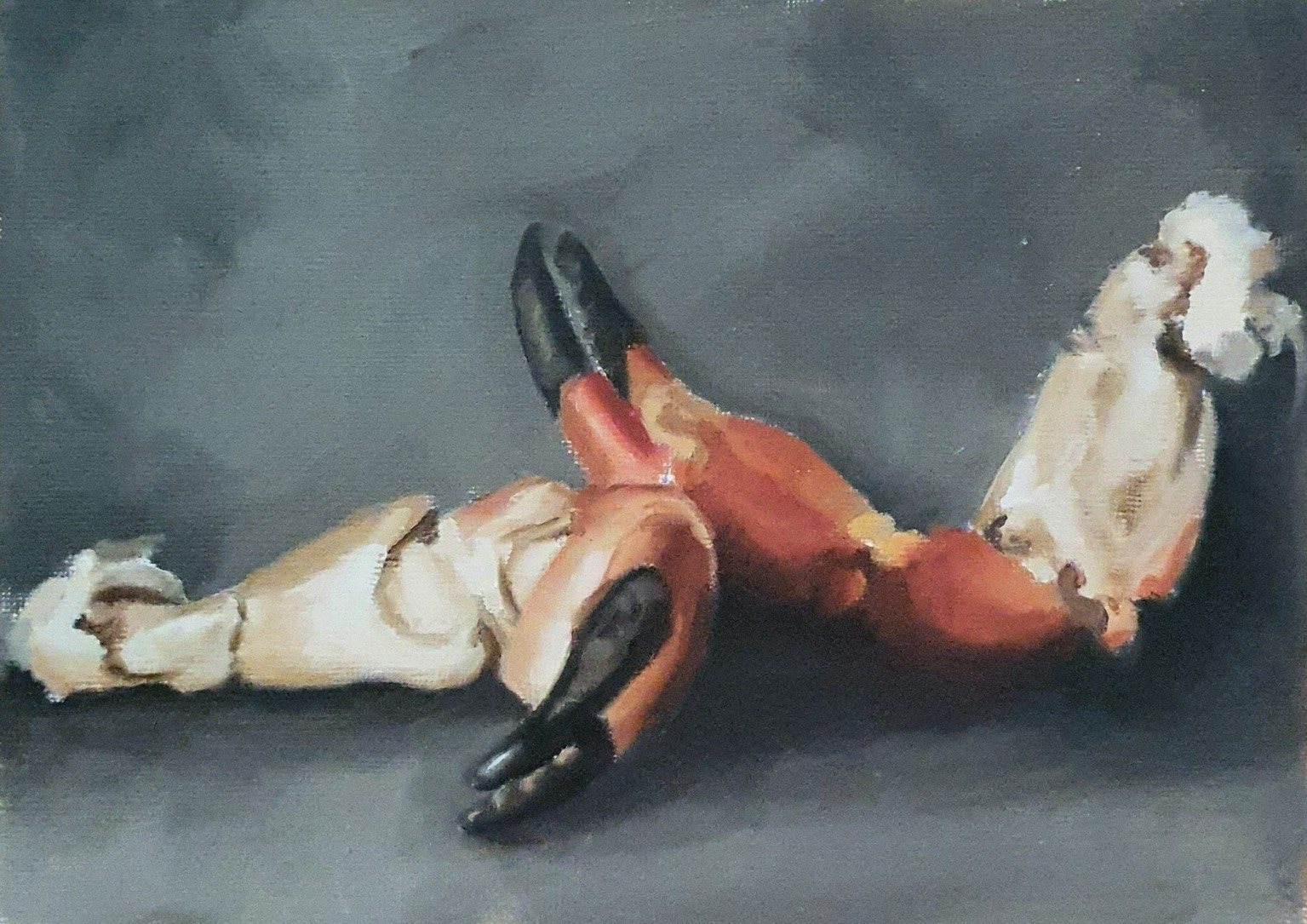 Hastings Crab - oil on paper - SOLD