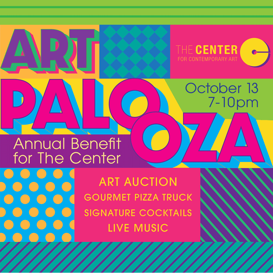 Logo used on social media for 2023 Benefit for Art Palooza, The Center of Contemporary Art of Bedminster