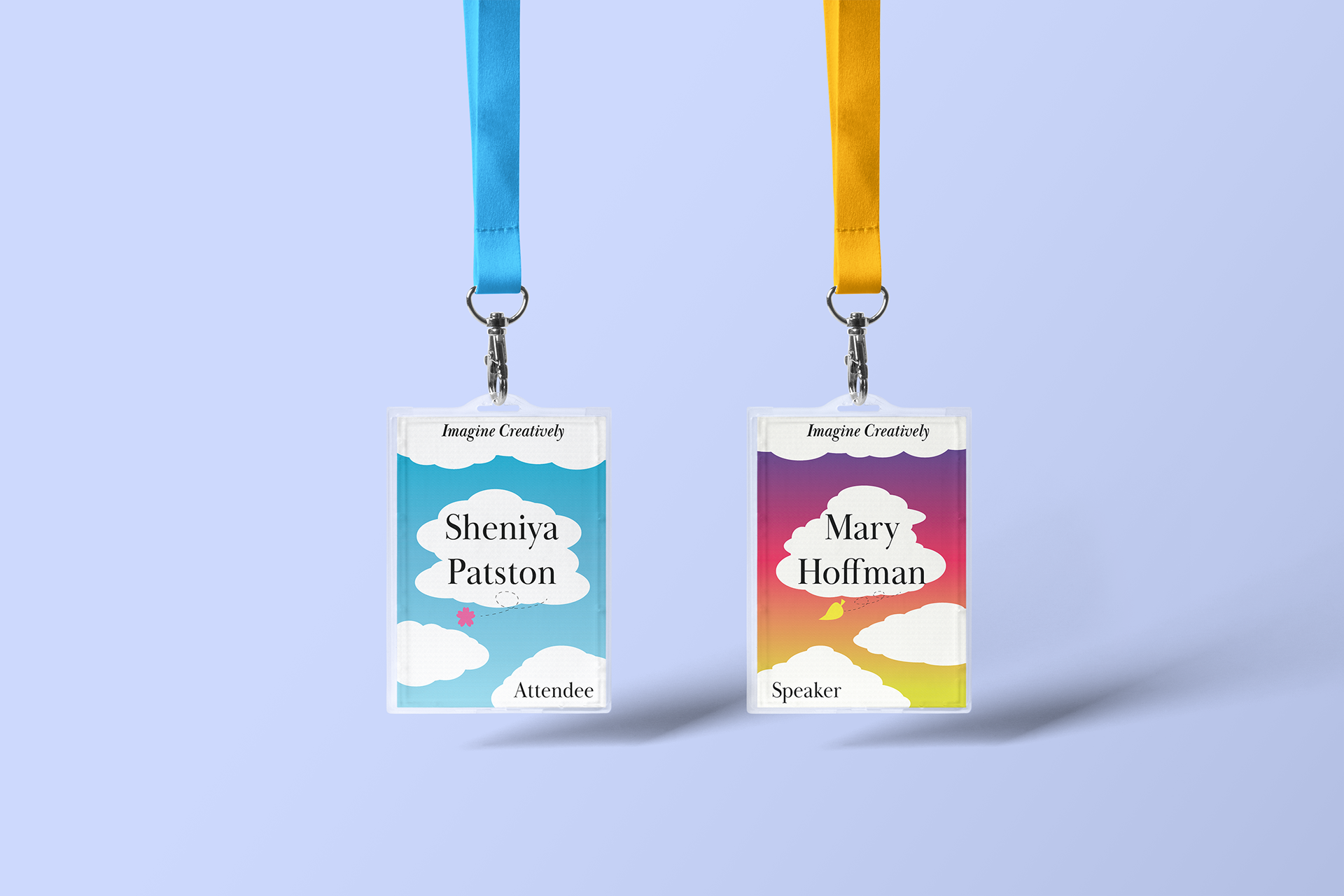 Imagine Creatively branded ID badges