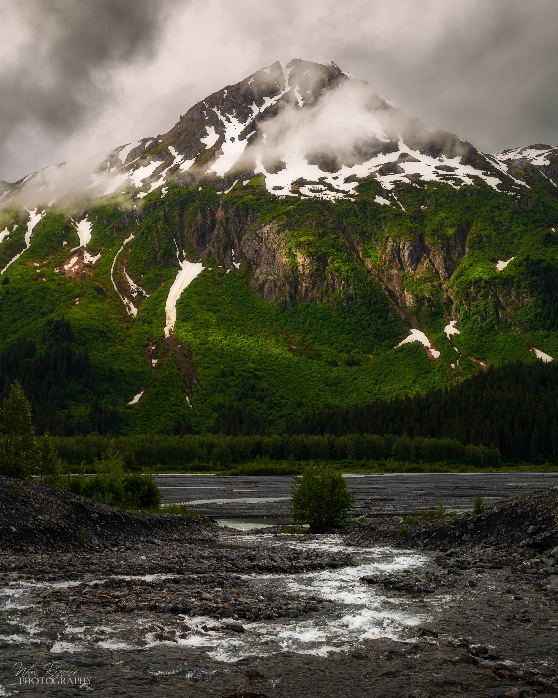 First Light in the Mountains
