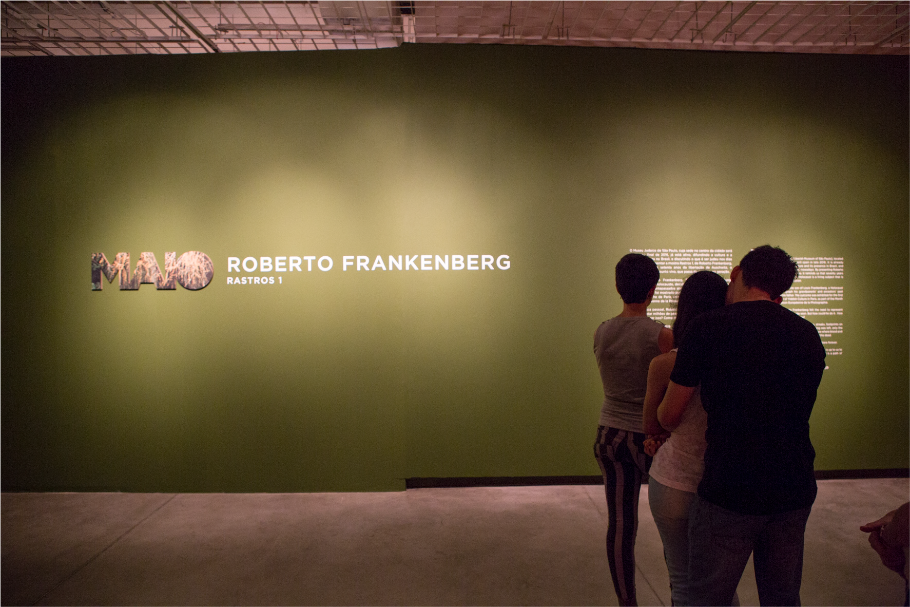 Abertura da exposição de André Frankenberg