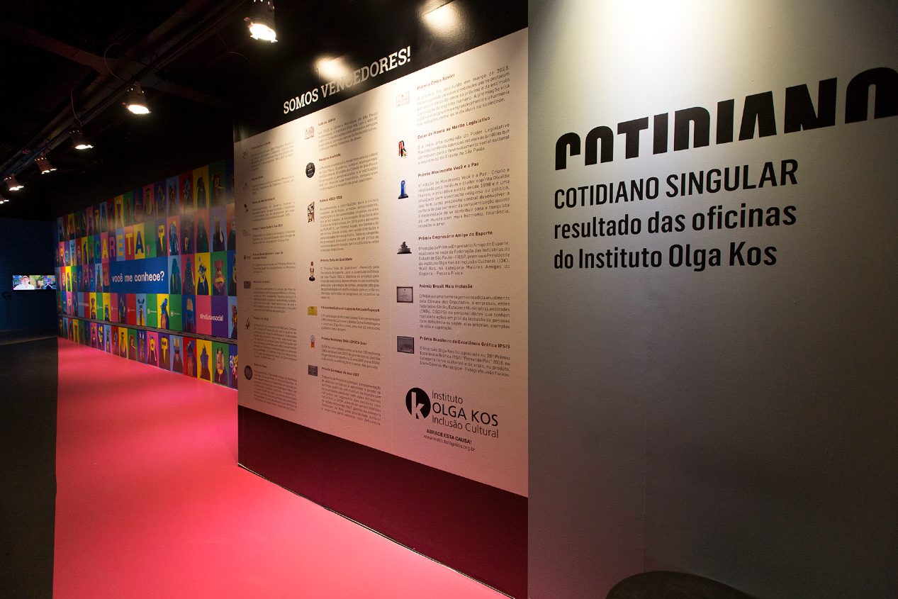 Identidade visual das aberturas das exposições