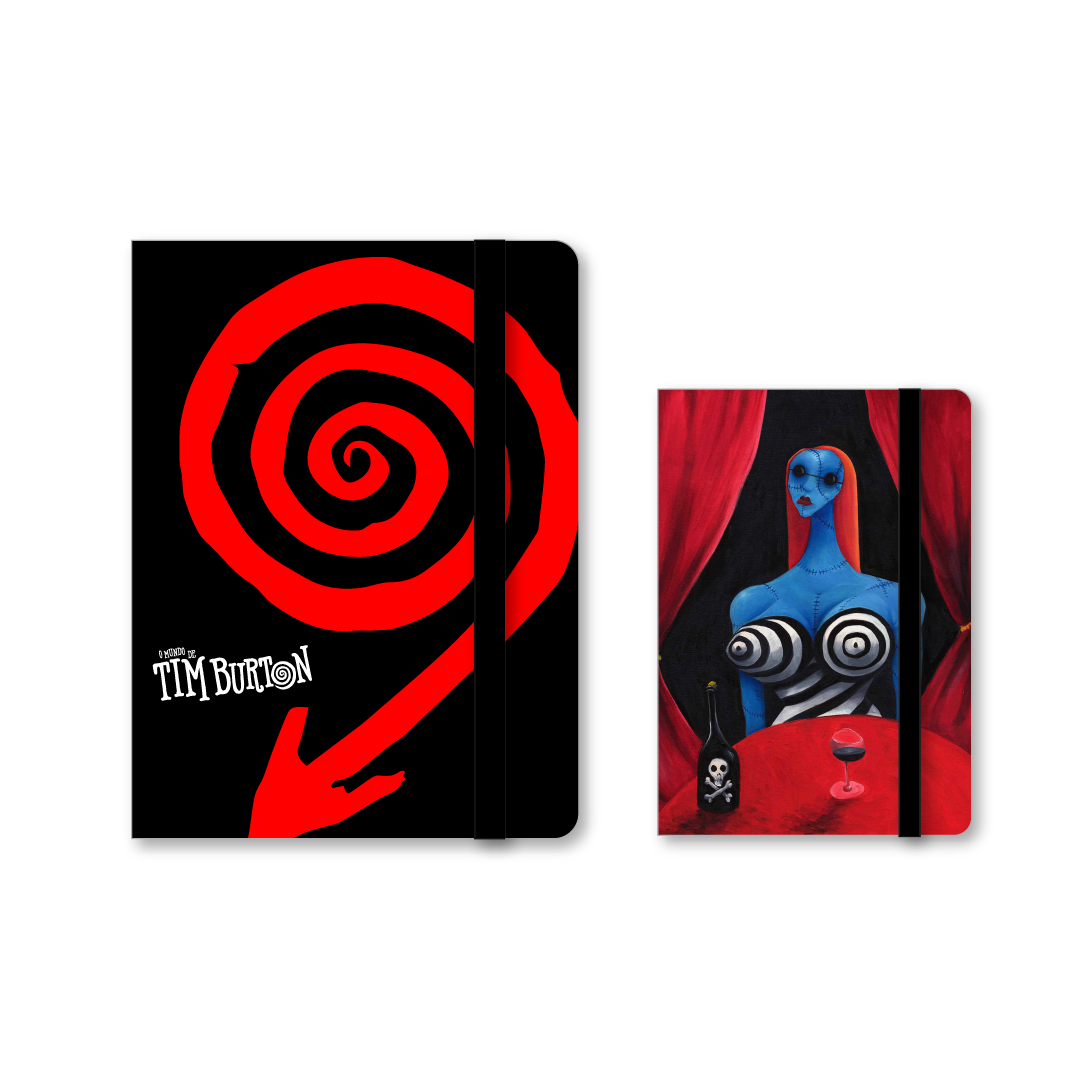 Moldeskines exclusivos com ilustrações do artista