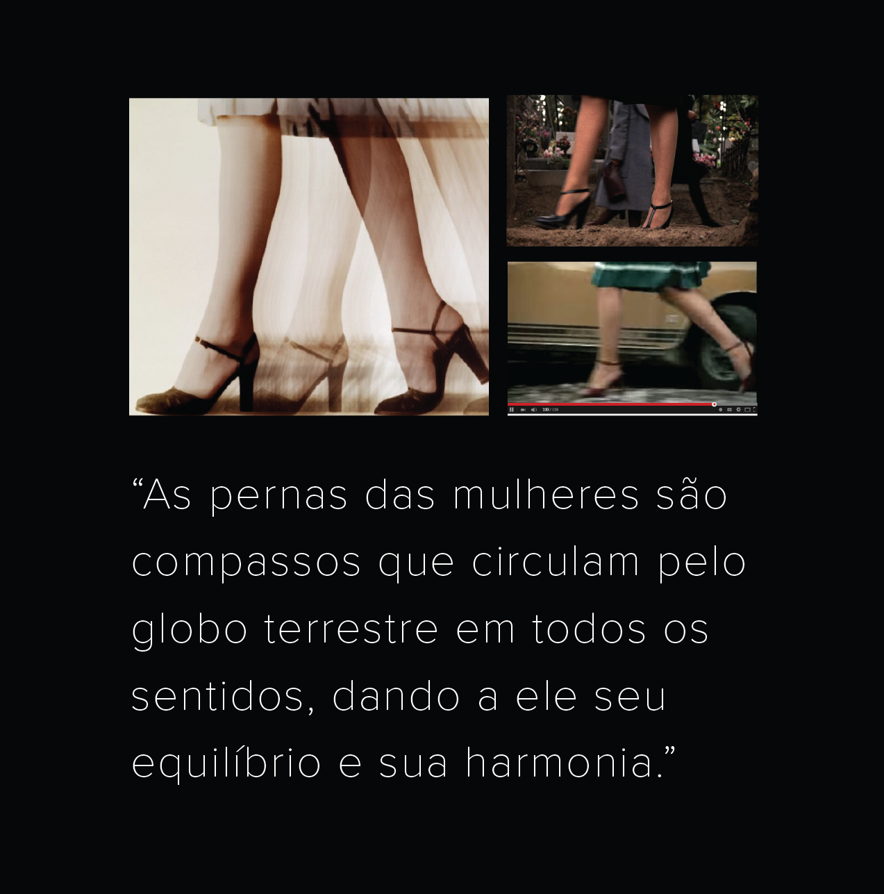 Conceito da marca inspirado em frases e cenas de filmes