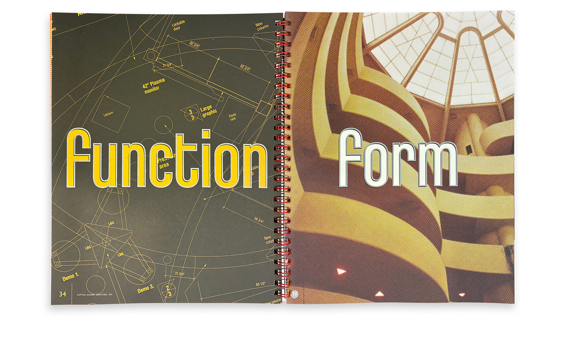 CESI Proverbially Speaking capabilities book spreads using proverbs, visual wordplay, custom photography, illustration, die cuts, and specialty printing.