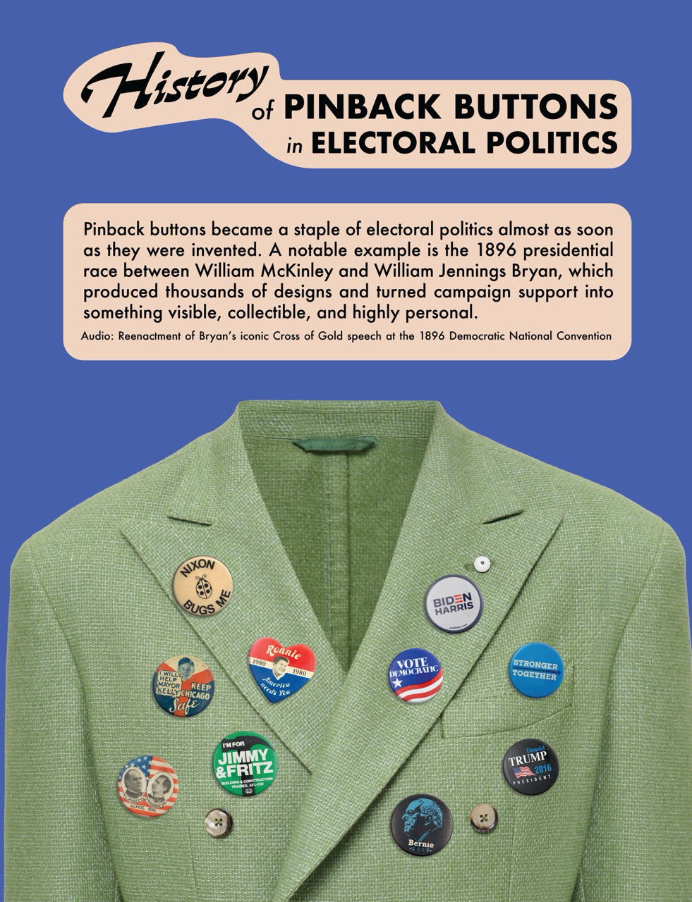 Alternate poster with details on political buttons.