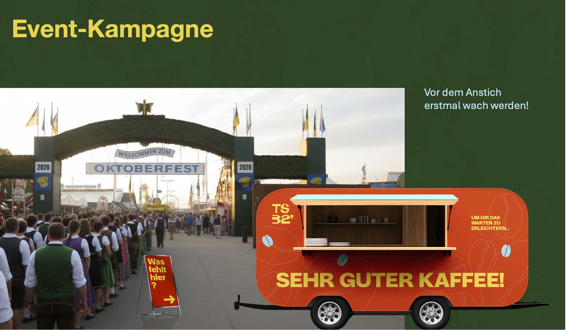 Kaffee von Tommi Event Kampagne