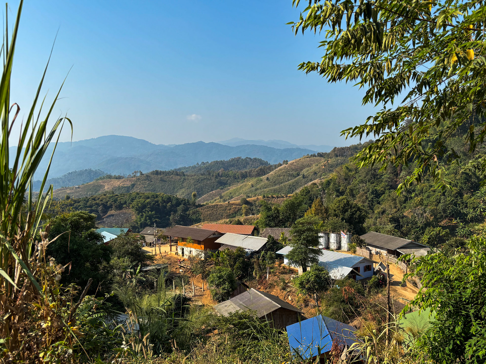 Hillside village, Mae Yao, Chiang Rai